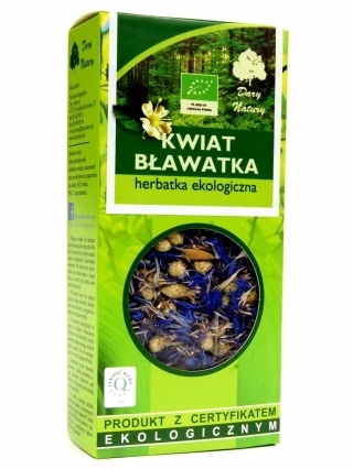 Bławatek Kwiat Eko 25g Dary Natury