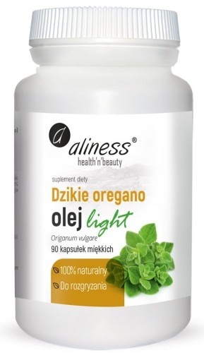 DZIKIE OREGANO OLEJ LIGHT 100% 90 kaps ALINESS