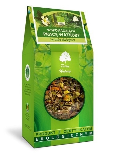 HERBATA WSPOMAGAJĄCA PRACĘ WĄTROBY 200g DARY NATURY