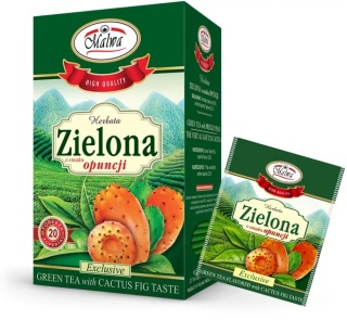 HERBATA ZIELONA Z OPUNCJI 20 sasz MALWA