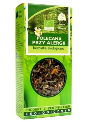 HERBATKA POLECANA PRZY ALERGII 50g DARY NATURY