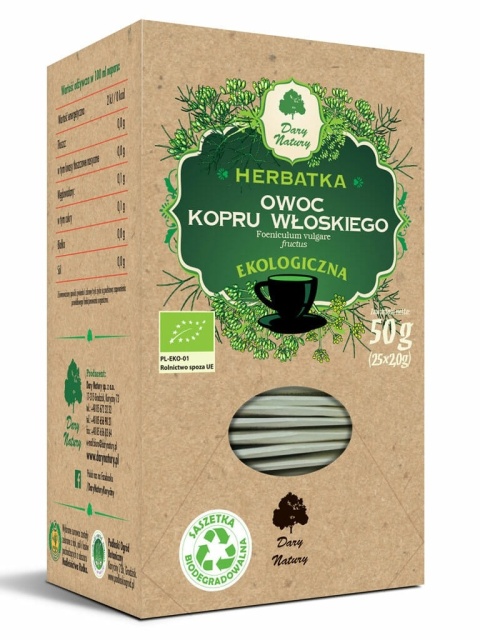 Koper Włoski Owoc Eko (25x2)g Dary Natury