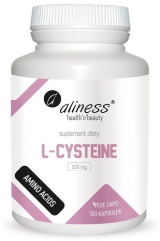 L-CYSTEINE 500mg 100kaps ALINESS