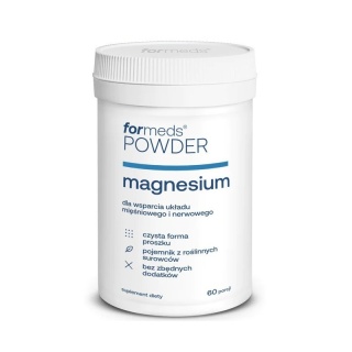 MAGNESIUM POWDER 60 porcji 55,8 g FORMEDS