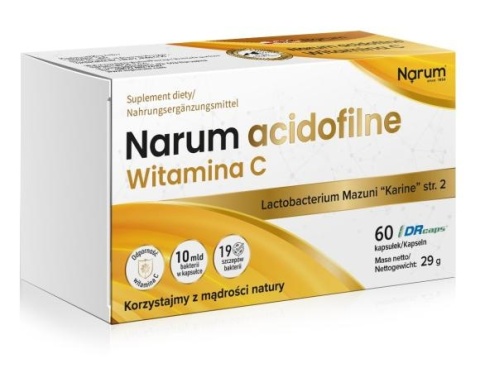 NARUM ACIDOFILNA WITAMINA C 400 mg 60 kaps
