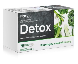 NARUM DETOX 200 mg 75 kaps