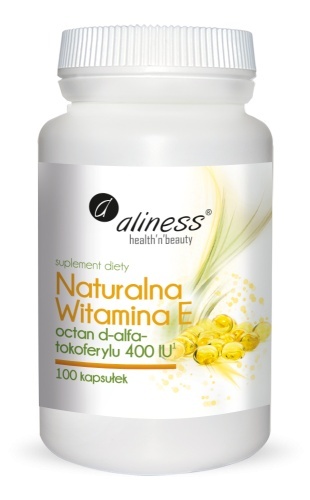 NATURALNA WITAMINA E 400 IU 100 KAPS ALINESS