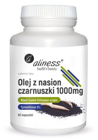 OLEJ Z NASION CZARNUSZKI 2% 1000 mg ALINESS