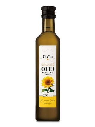 Olej Słonecznikowy Zimno Tłoczony 250ml Olvita