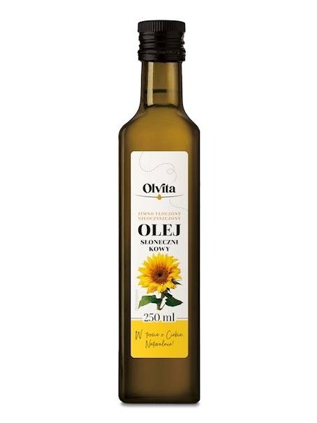 Olej Słonecznikowy Zimno Tłoczony 250ml Olvita