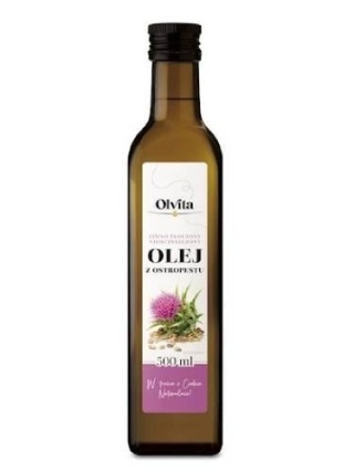 Olej Z Ostropestu Zimno Tłoczony 500ml Olvita
