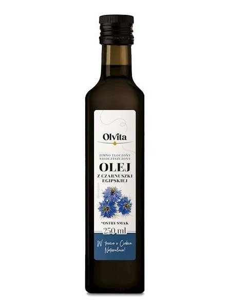 Olej z Czarnuszki zimno tłoczony 250 ml Olvita