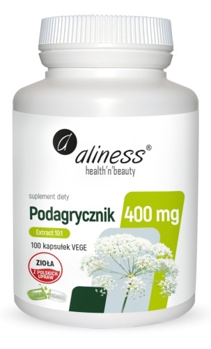 PODAGRYCZNIK EKSTRAKT 400mg 100kaps ALINESS