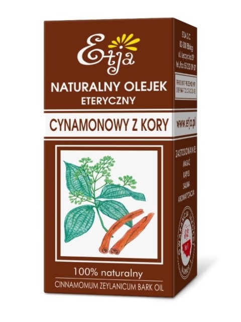 Olejek Eteryczny Cynamonowy z Kory 10 ml Etja