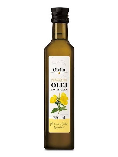 Olej z Wiesiołka Zimno Tłoczony 250ml Olvita