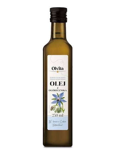 Olej z Ogórecznika Zimno tłoczony 250ml Olvita