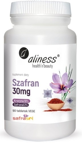 SZAFRAN SAFRASOL 2%/10% 30 mg 90 tabl VEGE ALINESS