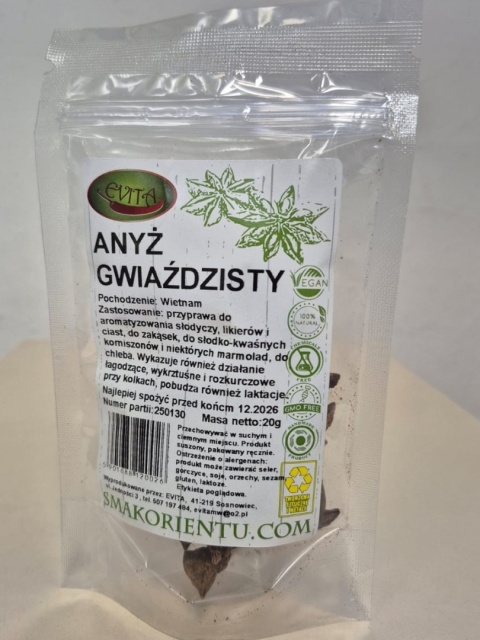 ANYŻ GWIAŹDZISTY 20g