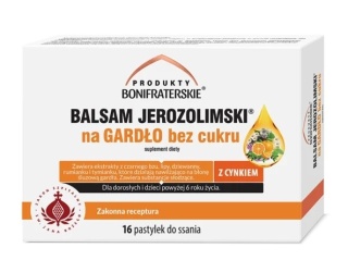 BALSAM JEROZOLIMSKI B/CUKRU 16past PRODUKTY BONIFRATERSKIE