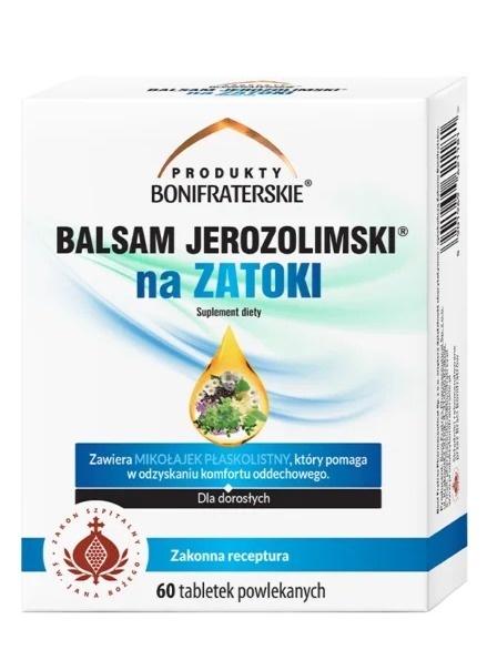 BALSAM JEROZOLIMSKI NA ZATOKI 60tabl BONI FRATRES