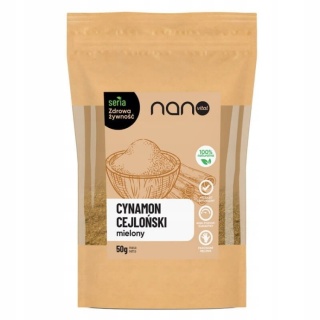 CYNAMON CEJLOŃSKI 50g NANOVITAL