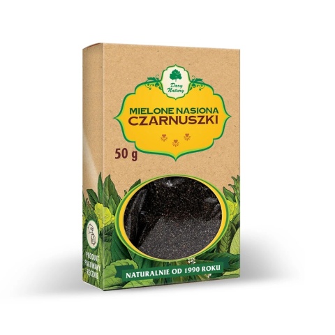 CZARNUSZKA MIELONA 50g DARY NATURY