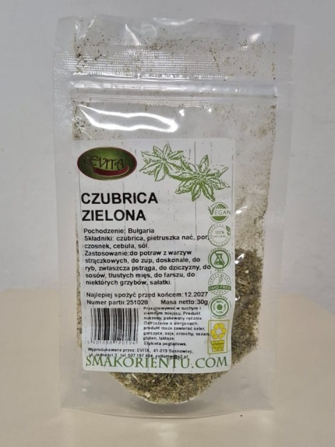 CZUBRICA ZIELONA 30g EVITA