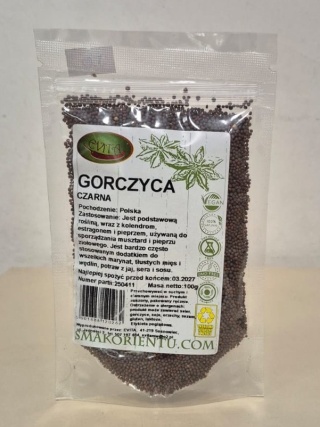 GORCZYCA CZARNA CAŁA 100g EVITA