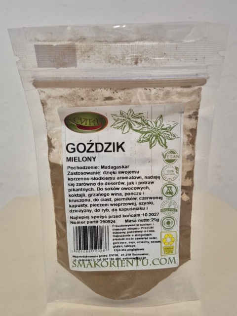 GOŹDZIK MIELONY 20g EVITA