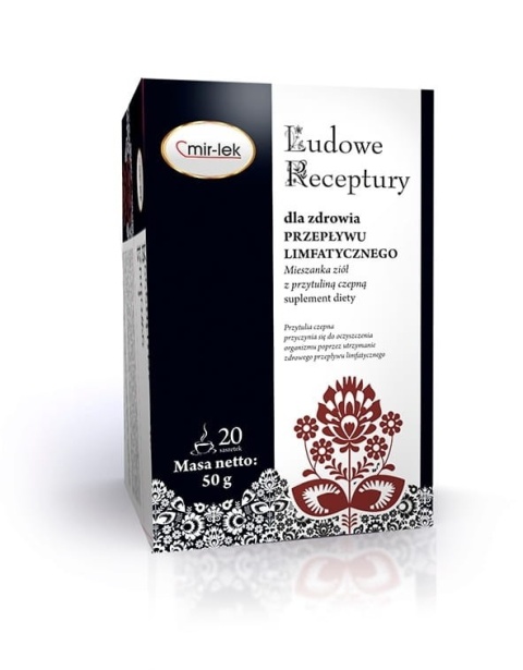 HERBATA NA PRZEPŁYW LIMFY 20sasz. MIR-LEK