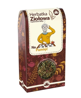 HERBATKA ZIOŁOWA NA PAMIĘĆ 100g NATURA WITA