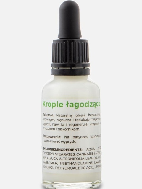 KROPLE ŁAGODZĄCE TRĄDZIK 30 ml INDIA COSMETICS