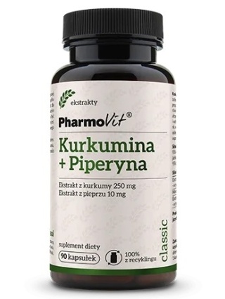 KURKUMINA +PIPERYNA 90 kaps PHARMOVIT