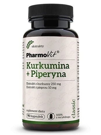 KURKUMINA +PIPERYNA 90 kaps PHARMOVIT