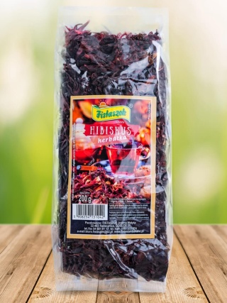 KWIAT HIBISKUSA 200g HERBATKA FISTASZEK