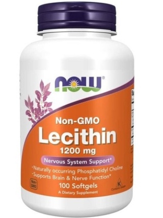 LECITHIN 1200 mg 100 kaps NOW