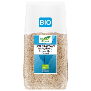 LEN BRĄZOWY BIO 400g BIO PLANET