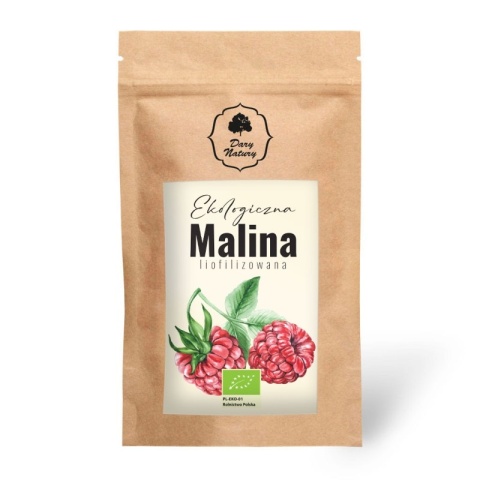 LIOFILIZOWANA MALINA EKO 30g DARY NATURY