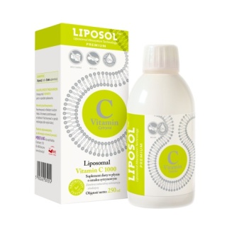 LIPOSOL WIT C. SMAK CYTRYNOWY 250ml ALINESS