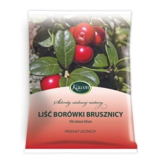 LIŚĆ BORÓWKI BRUSZNICY 50 g KAWON