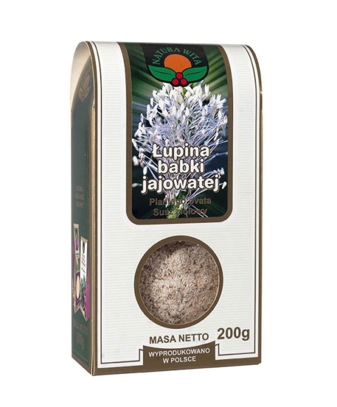 ŁUPINA BABKI JAJOWATEJ 200g NATURA WITA