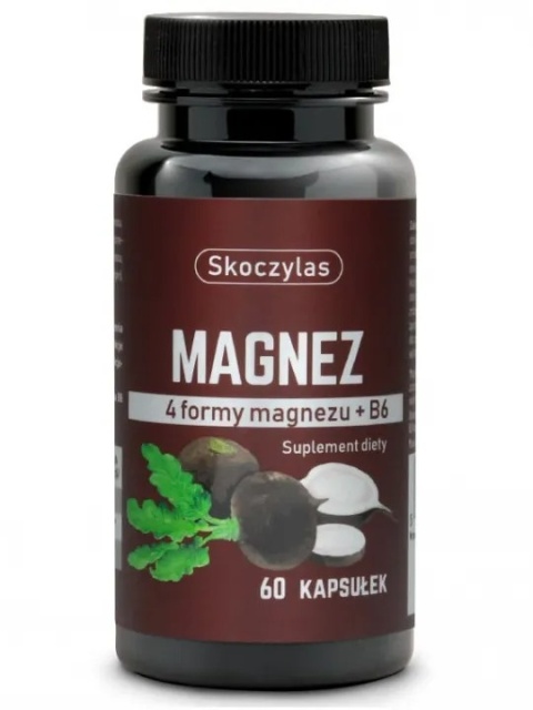 MAGNEZ 4 FORMY CZARNA RZEPA 60kaps SKOCZYLAS