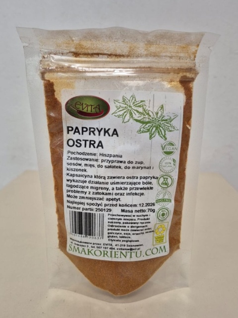 PAPRYKA OSTRA 70g EVITA
