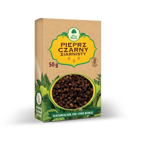 PIEPRZ CZARNY ZIARNISTY 50g DARY NATURY