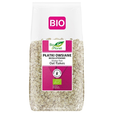 PŁATKI OWSIANE BEZGLUTENOWE BIO 300g BIO PLANET