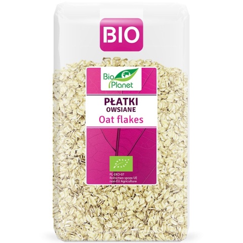PŁATKI OWSIANE BIO 600g BIO PLANET