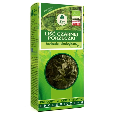 PORZECZKA LIŚĆ EKO 50 g DARY NATURY