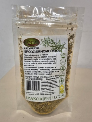 PRZYPRAWA ŚRÓDZIEMNOMORSKA 50g EVITA