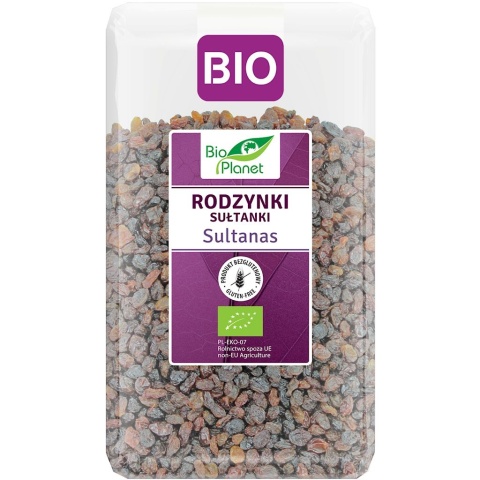 RODZYNKI SUŁTANKI BIO 1kg BIO PLANET