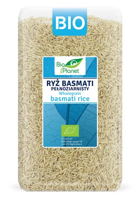 RYŻ BASMATI PEŁNOZIARNISTY BIO 1000g BIO PLANET
